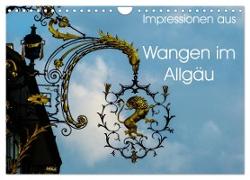 Impressionen aus Wangen im Allgäu (Wandkalender 2024 DIN A4 quer), CALVENDO Monatskalender