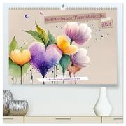 Romantischer Terminkalender (hochwertiger Premium Wandkalender 2024 DIN A2 quer), Kunstdruck in Hochglanz