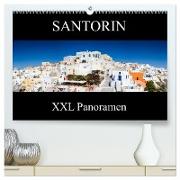 Santorin - XXL Panoramen (hochwertiger Premium Wandkalender 2024 DIN A2 quer), Kunstdruck in Hochglanz