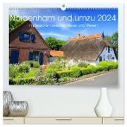 Nordenham und umzu 2024. Impressionen zwischen Weser und Wiesen (hochwertiger Premium Wandkalender 2024 DIN A2 quer), Kunstdruck in Hochglanz