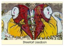 Streetart Lissabon (Wandkalender 2024 DIN A2 quer), CALVENDO Monatskalender