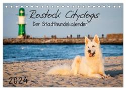 Rostock Citydogs - Der Stadthundekalender (Tischkalender 2024 DIN A5 quer), CALVENDO Monatskalender