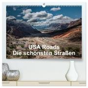USA Roads (hochwertiger Premium Wandkalender 2024 DIN A2 quer), Kunstdruck in Hochglanz