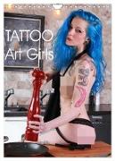 Tattoo Art Girls (Wandkalender 2024 DIN A4 hoch), CALVENDO Monatskalender