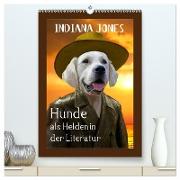 Hunde als Helden in der Literatur (hochwertiger Premium Wandkalender 2024 DIN A2 hoch), Kunstdruck in Hochglanz