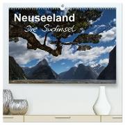 Neuseeland - Die Südinsel (hochwertiger Premium Wandkalender 2024 DIN A2 quer), Kunstdruck in Hochglanz