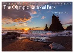 The Olympic National Park - Washington USA (Tischkalender 2024 DIN A5 quer), CALVENDO Monatskalender