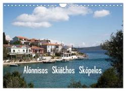 Alónnisos, Skiáthos, Skópelos (Wandkalender 2024 DIN A4 quer), CALVENDO Monatskalender