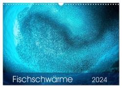 Fischschwärme (Wandkalender 2024 DIN A3 quer), CALVENDO Monatskalender