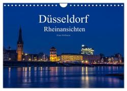 Düsseldorf - Rheinansichten (Wandkalender 2024 DIN A4 quer), CALVENDO Monatskalender