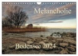 Melancholie-Bodensee 2024 (Wandkalender 2024 DIN A4 quer), CALVENDO Monatskalender