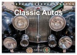 Classic Autos (Tischkalender 2024 DIN A5 quer), CALVENDO Monatskalender