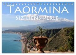 Taormina Siziliens Perle (Tischkalender 2024 DIN A5 quer), CALVENDO Monatskalender