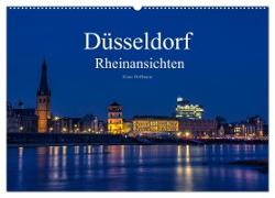 Düsseldorf - Rheinansichten (Wandkalender 2024 DIN A2 quer), CALVENDO Monatskalender