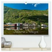 Sommer in Norwegen (hochwertiger Premium Wandkalender 2024 DIN A2 quer), Kunstdruck in Hochglanz
