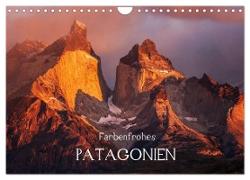 Farbenfrohes Patagonien (Wandkalender 2024 DIN A4 quer), CALVENDO Monatskalender