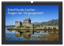 Schottlands Castles - Zeugen der Vergangenheit (Wandkalender 2024 DIN A3 quer), CALVENDO Monatskalender