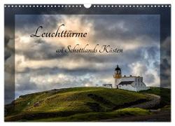 Leuchttürme an Schottlands Küsten (Wandkalender 2024 DIN A3 quer), CALVENDO Monatskalender