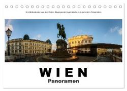 Wien Panoramen (Tischkalender 2024 DIN A5 quer), CALVENDO Monatskalender