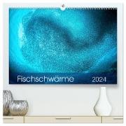 Fischschwärme (hochwertiger Premium Wandkalender 2024 DIN A2 quer), Kunstdruck in Hochglanz