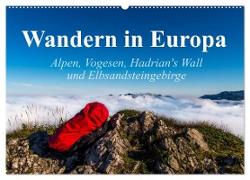 Wandern in Europa (Wandkalender 2024 DIN A2 quer), CALVENDO Monatskalender