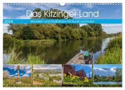 Das Kitzinger Land - Wandern und Radfahren mit Kunst und Kultur (Wandkalender 2024 DIN A3 quer), CALVENDO Monatskalender