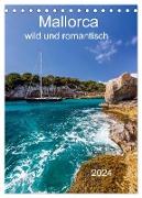 Mallorca - wild und romantisch (Tischkalender 2024 DIN A5 hoch), CALVENDO Monatskalender