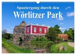 Spaziergang durch den Wörlitzer Park (Wandkalender 2024 DIN A3 quer), CALVENDO Monatskalender