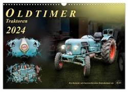 Oldtimer - Traktoren (Wandkalender 2024 DIN A3 quer), CALVENDO Monatskalender