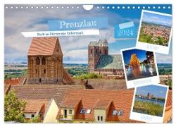 Prenzlau - Stadt im Herzen der Uckermark (Wandkalender 2024 DIN A4 quer), CALVENDO Monatskalender