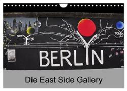 Berlin - Die East Side Gallery (Wandkalender 2024 DIN A4 quer), CALVENDO Monatskalender