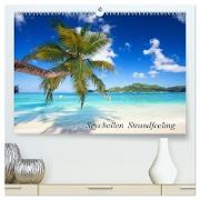 Seychellen Strandfeeling (hochwertiger Premium Wandkalender 2024 DIN A2 quer), Kunstdruck in Hochglanz
