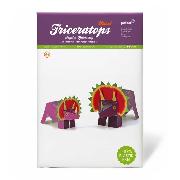 Papierspielzeug. Maxi Triceratops