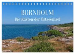 Bornholm - die Küsten der Ostseeinsel (Tischkalender 2024 DIN A5 quer), CALVENDO Monatskalender