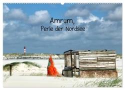Amrum, Perle der Nordsee (Wandkalender 2024 DIN A2 quer), CALVENDO Monatskalender