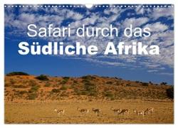 Safari durch das Südliche Afrika (Wandkalender 2024 DIN A3 quer), CALVENDO Monatskalender