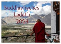 Buddhistisches Ladakh (Wandkalender 2024 DIN A2 quer), CALVENDO Monatskalender