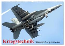 Kriegstechnik. Kampfjet-Impressionen (Wandkalender 2024 DIN A2 quer), CALVENDO Monatskalender