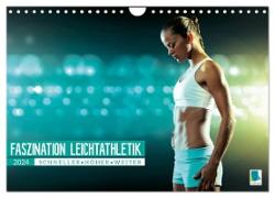 Faszination Leichtathletik: Schneller, höher, weiter (Wandkalender 2024 DIN A4 quer), CALVENDO Monatskalender