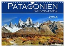 Patagonien NationalParks (Wandkalender 2024 DIN A4 quer), CALVENDO Monatskalender