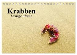 Krabben. Lustige Aliens (Tischkalender 2024 DIN A5 quer), CALVENDO Monatskalender