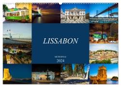 Metropole Lissabon (Wandkalender 2024 DIN A2 quer), CALVENDO Monatskalender