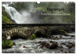 Norwegen - Vom Westen zum Süden (Wandkalender 2024 DIN A3 quer), CALVENDO Monatskalender