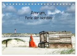 Amrum, Perle der Nordsee (Tischkalender 2024 DIN A5 quer), CALVENDO Monatskalender