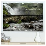 Norwegen - Vom Westen zum Süden (hochwertiger Premium Wandkalender 2024 DIN A2 quer), Kunstdruck in Hochglanz
