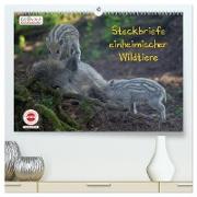 GEOclick Lernkalender: Steckbriefe einheimischer Wildtiere (hochwertiger Premium Wandkalender 2024 DIN A2 quer), Kunstdruck in Hochglanz