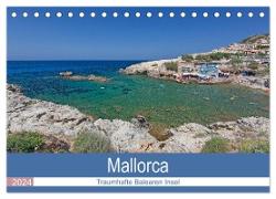 Mallorca - Traumhafte Balearen Insel (Tischkalender 2024 DIN A5 quer), CALVENDO Monatskalender