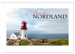 Magisches Nordland. Eine Reise in das Herz Skandinaviens (Wandkalender 2024 DIN A3 quer), CALVENDO Monatskalender