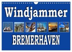 Windjammer - Bremerhaven (Wandkalender 2024 DIN A4 quer), CALVENDO Monatskalender