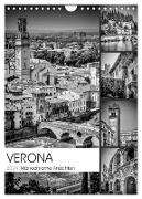 VERONA Monochrome Ansichten (Wandkalender 2024 DIN A4 hoch), CALVENDO Monatskalender